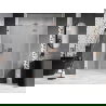 Mexen Lunar-F vouwdeur douche rechts 140 cm, transparant, geborsteld koper - 836S-140-050-65-00-P