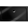 Mexen Flat rectangular slim shower tray 130 x 70 cm, black, chrome siphon - 40707013
