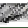 Mexen Lunar-F vouwdeur voor douche rechts 120 cm, transparant, zwart - 836S-120-050-70-00-P