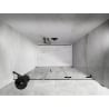 Mexen Lunar-F faltbare Duschabtrennung rechts 125 cm, transparent, Gun Metal - 836S-125-050-95-00-P