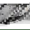 Mexen Lunar-F porte de douche pliantes droite 150 cm, transparent, acier brut - 836S-150-050-95-00-P