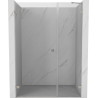 Mexen Lunar-B vasaku poole avatavad duššiuksed 115 cm, läbipaistev, harjatud nikkel - 832S-115-050-97-00-L