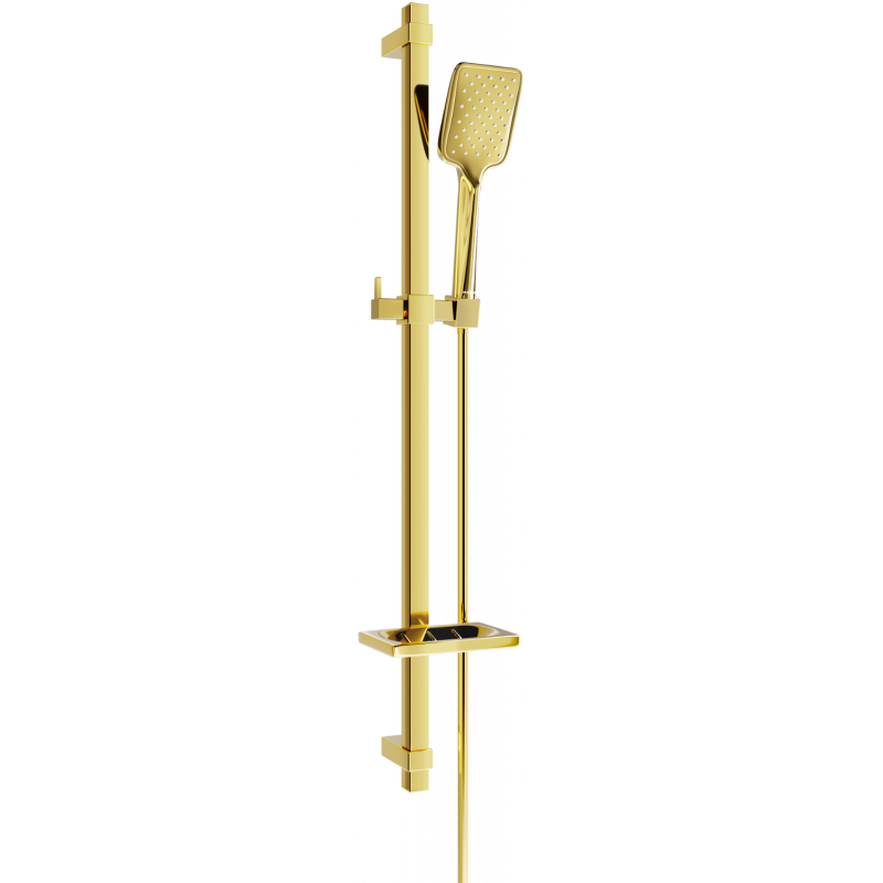 Mexen DQ62 verschuifbare doucheset, goud - 785624581-50