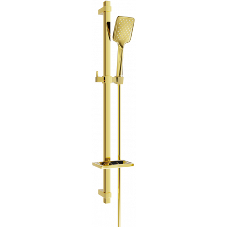 Mexen DQ62 verschuifbare doucheset, goud - 785624581-50
