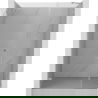 Mexen Lunar-B Duschabtrennung, links angeschlagen, transparentes Glas, gebürsteter Nickel - 832S-145-050-97-00-L