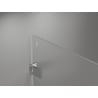 Mexen Lunar-F L portes de douche pliantes gauche 120 cm, transparentes, chrome - 836SL-120-050-01-00-L