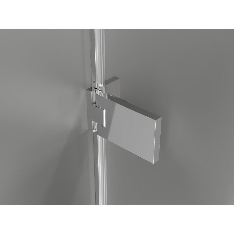 Mexen Lunar-F L folding shower doors left 120 cm, transparent, chrome - 836SL-120-050-01-00-L