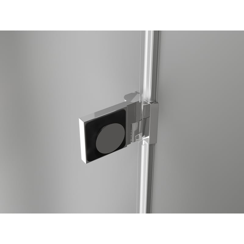 Mexen Lunar-B drzwi prysznicowe uchylne prawe 130 cm, transparent, chrom - 832S-130-050-01-00-P