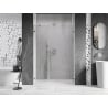 Mexen Lunar-B Duschdrehtür rechts 130 cm, transparent, Chrom - 832S-130-050-01-00-P