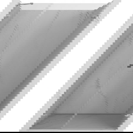 Mexen Lunar-B douchedeur vast naar rechts 130 cm, transparant, chroom - 832S-130-050-01-00-P
