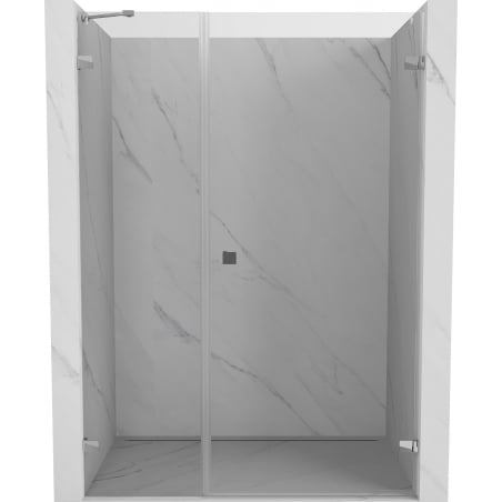 Mexen Lunar-B Duschdrehtür rechts 130 cm, transparent, Chrom - 832S-130-050-01-00-P
