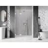 Mexen Lunar-F L porte de douche pliantes à gauche 115 cm, transparent, blanc - 836SL-115-050-20-00-L