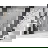 Mexen Lunar-F L vouwdeur voor douche links 130 cm, transparant, wit - 836SL-130-050-20-00-L