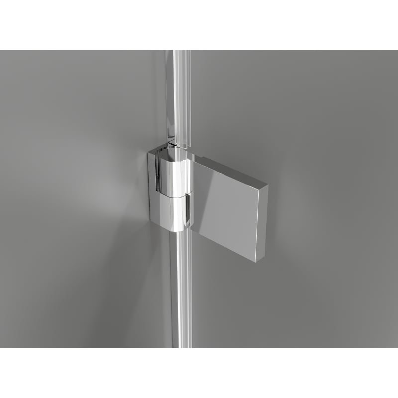 Mexen Lunar-B drzwi prysznicowe uchylne prawe 135 cm, transparent, chrom - 832S-135-050-01-00-P