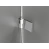 Mexen Lunar-B right hinged shower door 135 cm, transparent, chrome - 832S-135-050-01-00-P