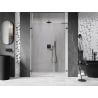 Mexen Lunar-B L drzwi prysznicowe uchylne lewe 135 cm, transparent, gun metal - 832SL-135-050-95-00-L