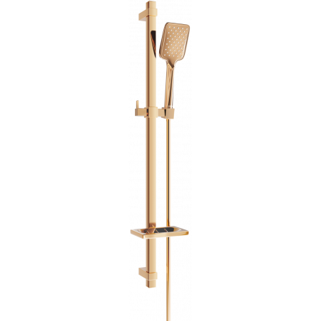 Mexen DQ62 verstelbare doucheset, roze goud - 785624581-60