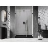Mexen Lunar-B L dušiuksed, vasak, 145 cm, läbipaistev, relvmetall - 832SL-145-050-95-00-L