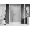 Mexen Lunar-B right-hinged shower door 145 cm, transparent, chrome - 832S-145-050-01-00-P