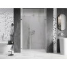 Mexen Lunar-B duššuks parempoolne, avatav, 145 cm, läbipaistev, kroom - 832S-145-050-01-00-P