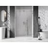 Mexen Lunar-B L Left Hinged Shower Door 125 cm, Transparent, Brushed Nickel - 832SL-125-050-97-00-L