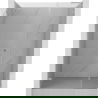Mexen Lunar-B L Duschschwingtür links 140 cm, transparent, gebürsteter Nickel - 832SL-140-050-97-00-L