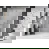 Mexen Lunar-B L Duschschwingtür links 140 cm, transparent, gebürsteter Nickel - 832SL-140-050-97-00-L