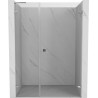 Mexen Lunar-B L duššauks vasak 125 cm, läbipaistev, kroom - 832SL-125-050-01-00-P