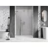 Mexen Lunar-B L drzwi prysznicowe uchylne prawe 135 cm, transparent, chrom - 832SL-135-050-01-00-P