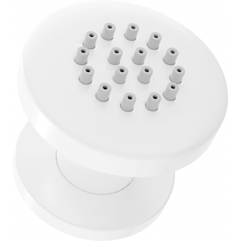 Mexen seitlicher Aufputzduschkopf, weiß - 79361-20