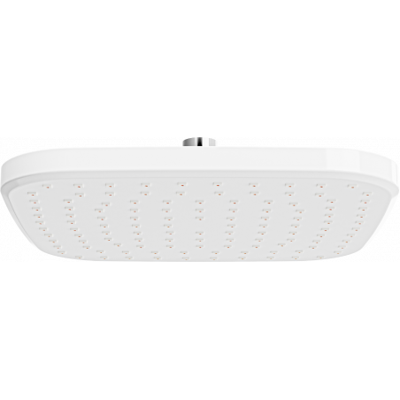 Mexen D-33 takdusch 23x23 cm, vit/krom - 79733-02