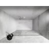 Mexen Lunar-B drzwi prysznicowe uchylne prawe 135 cm, transparent, białe - 832S-135-050-20-00-P