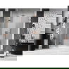 Mexen Lunar-F L opklapbare douchedeur links 135 cm, transparant, roze goud - 836SL-135-050-60-00-L