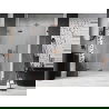Mexen Lunar-F L opklapbare douchedeur links 135 cm, transparant, roze goud - 836SL-135-050-60-00-L