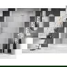 Mexen Lunar-B L douchedeur naar buiten draaiend rechts 130 cm, transparant, wit - 832SL-130-050-20-00-P