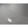 Mexen Lunar-B drzwi prysznicowe uchylne prawe 145 cm, transparent, białe - 832S-145-050-20-00-P