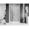 Mexen Lunar-B hinged-dušiuks tiivad parempoolsed 150 cm, läbipaistvad, valge - 832S-150-050-20-00-P