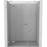Mexen Lunar drzwi prysznicowe uchylne lewe 120 cm, transparent, chrom - 834S-120-050-01-00-L