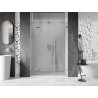 Mexen Lunar dušiukse vasak pöördeuks 120 cm, läbipaistev, kroom - 834S-120-050-01-00-L