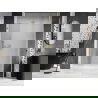 Mexen Lunar-B Duschwand aufklappbar rechts 110 cm, transparent, gold - 832S-110-050-50-00-P