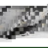 Mexen Lunar-B Duschwand aufklappbar rechts 110 cm, transparent, gold - 832S-110-050-50-00-P