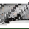 Mexen Lunar-F L vouwdeur douche links 115 cm, transparant, geborsteld koper - 836SL-115-050-65-00-L