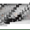 Mexen Lunar-F L Falttür-Duschtür links 115 cm, transparent, gebürstetes Kupfer - 836SL-115-050-65-00-L