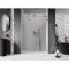 Mexen Lunar-F L folding shower door left 150 cm, transparent, brushed copper - 836SL-150-050-65-00-L