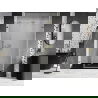 Mexen Lunar-B porte de douche battante droite 135 cm, transparent, doré - 832S-135-050-50-00-P