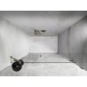 Mexen Lunar-B porte de douche battante droite 135 cm, transparent, doré - 832S-135-050-50-00-P