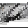 Mexen Lunar-F L Falttür, linke 150 cm, transparent, gebürstet Gun Gray - 836SL-150-050-66-00-L