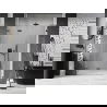 Mexen Lunar-F L Falttür, linke 150 cm, transparent, gebürstet Gun Gray - 836SL-150-050-66-00-L
