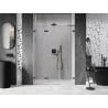 Mexen Lunar-F L porte de douche pliantes gauche 150 cm, transparent, gris fusil brossé - 836SL-150-050-66-00-L