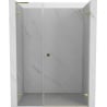 Mexen Lunar-B L porte de douche battante droite 120 cm, transparent, doré - 832SL-120-050-50-00-P